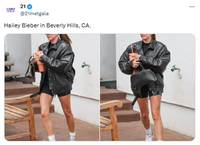 Hailey Bieber appears for rare outing after supporting Selena Gomezs engagement