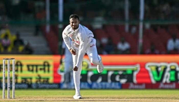 Bangladeshs Shakib Al Hasan in action. —AFP/ File