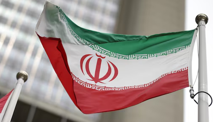 Iranian flag flies in front of the UN office building, housing IAEA headquarters, in Vienna, Austria on May 24, 2021. — Reuters