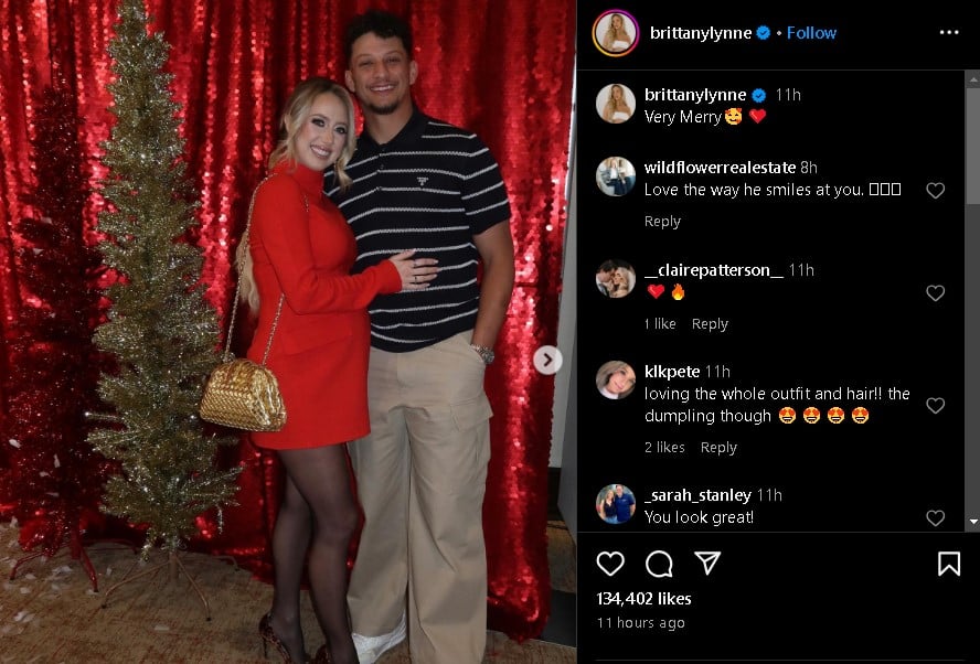 Patrick and Brittany Mahomes are expecting their third child together