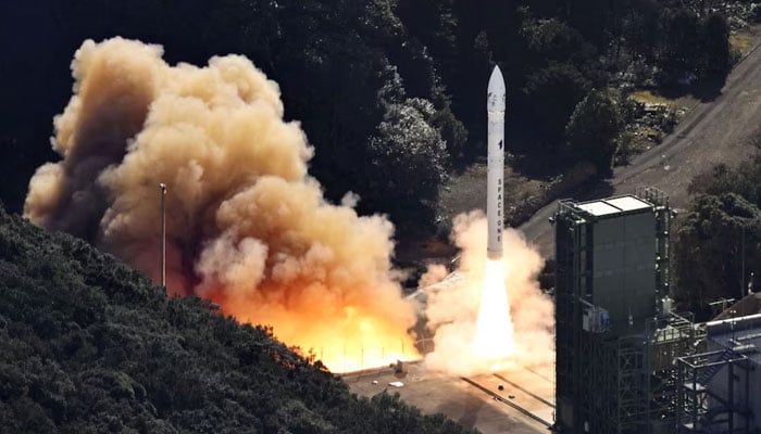 Japans Space Ones small, solid-fueled Kairos rocket lifts off at Space Ones launching pad on the tip of Kii peninsula in Kushimoto town, Wakayama prefecture, Japan December 18, 2024, in this photo taken by Kyodo. — Reuters