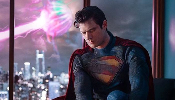 James Gunn’s Superman stars David Corenswet as the titular hero