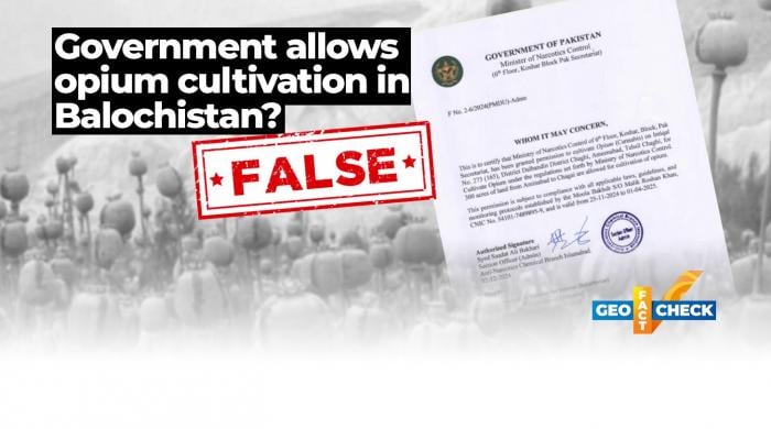 Fact-check: Fake notification claims federal govt has allowed opium cultivation in Balochistan