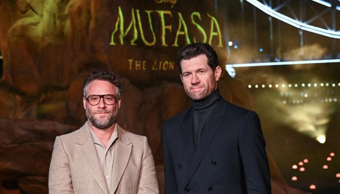 Seth Rogen and Billy Eichner play Pumbaa and Timon in Mufasa: The Lion King