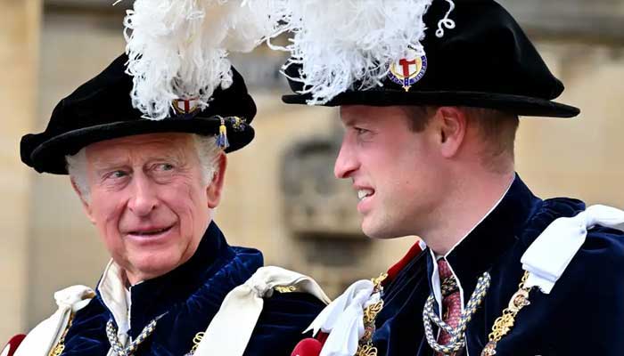 King Charles shows the way to lazy Prince William