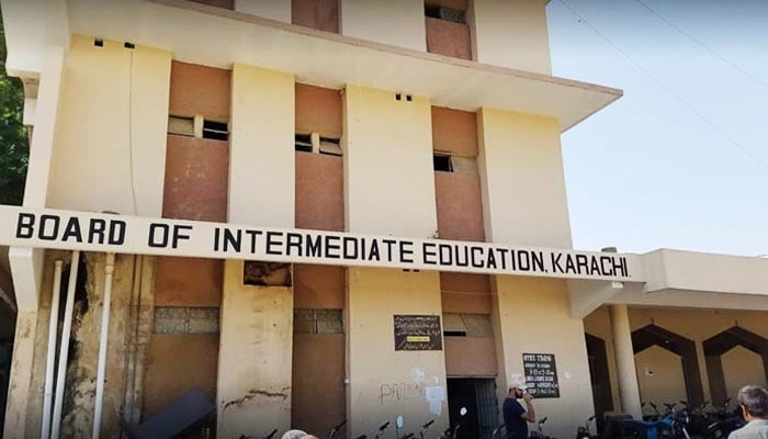 Board of Intermediate Education Karachi (BIEK) building. — Facebook/@BIEK Official