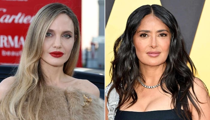 Photo: Angelina Jolie gets her spark back with Salma Hayeks help: Report