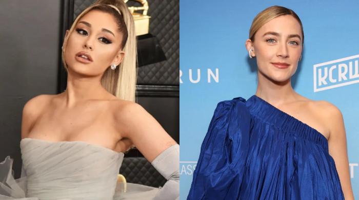 Ariana Grande reacts to Saoirse Ronan's comments about 'Wicked'