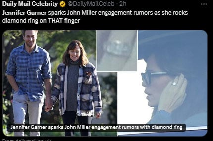 Jennifer Garner and John Miller had been on and off relationship since 2018