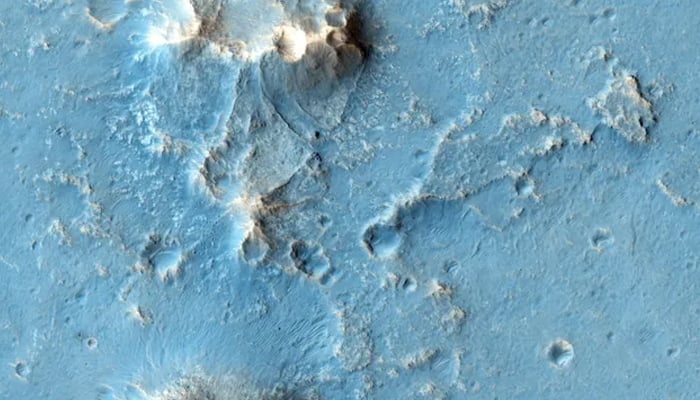 Oxia Planum, the future landing site of the ExoMars Rosalind Franklin rover mission. — Nasa/file