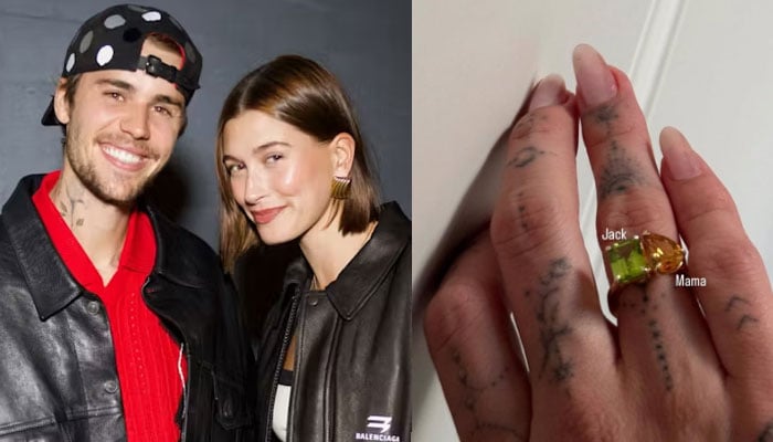 Hailey Bieber flashes new bling with sweet nod to baby Jack