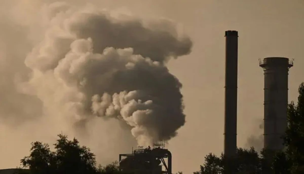 This image shows a power plant emanating fossil fuels. — AFP/File