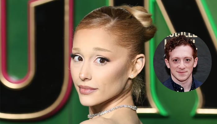 Ariana Grandes fans question beau Ethan Slaters presence in Wicked BTS