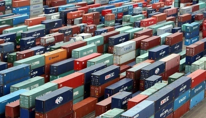 A representational image of containers stored at a facility. — AFP/file