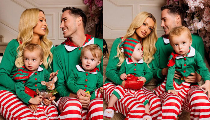 Paris Hilton celebrates Slivmas holiday with family