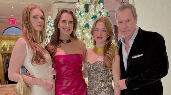 Brooke Shields shares heartwarming moments with family