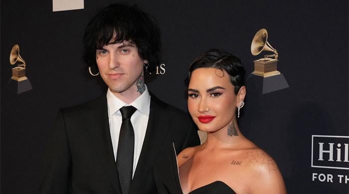 Demi Lovato, fiance Jordan Lutes share Christmas greetings