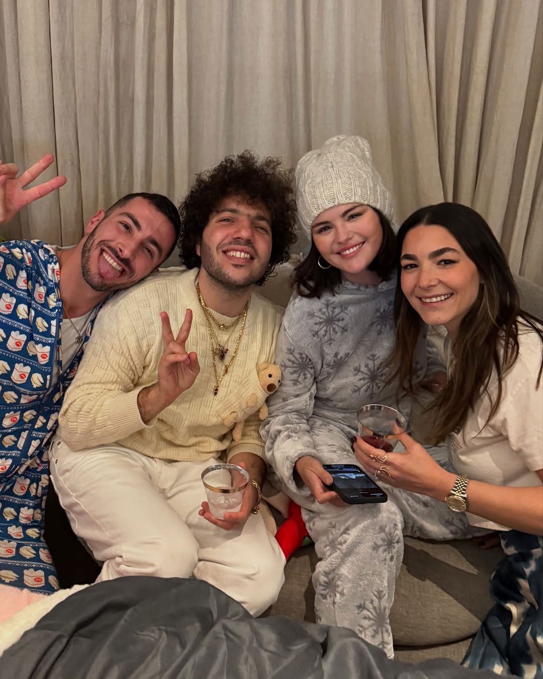 Selena Gomez, Benny Blanco enjoy first Christmas as engaged couple