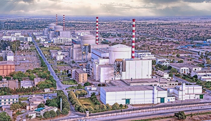 An aerial view of  Chashma Nuclear Power Generating Station (CNPGS). — PAEC website/File