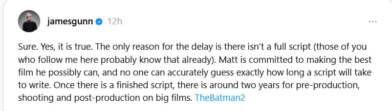 Robert Pattinson The Batman Part 2 delay reason revealed