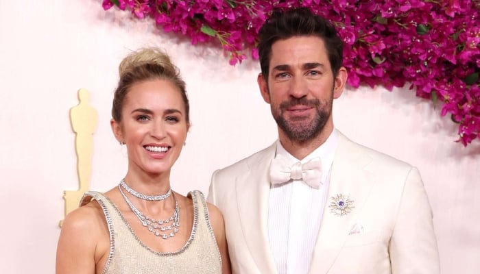 Photo: John Krasinski’s antics causing tension with Emily Blunt: Source