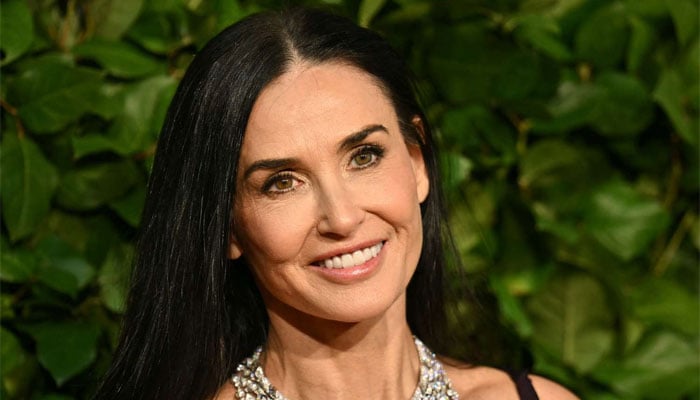 Demi Moore enjoys snow with 20-month-old granddaughter Lou