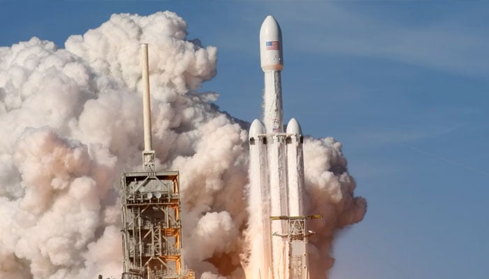 A SpaceX Falcon Heavy rocket lifts off from historic launch pad 39-A at the Kennedy Space Centre in Cape Canaveral, Florida, February 6, 2018. — Reuters