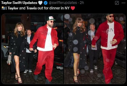 Taylor Swift has been spending quality time with beau Travis Kelce