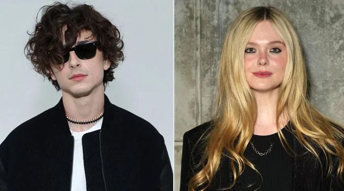 Timothee Chalamet, Elle Fanning recreate Ariana Grande’s viral moment