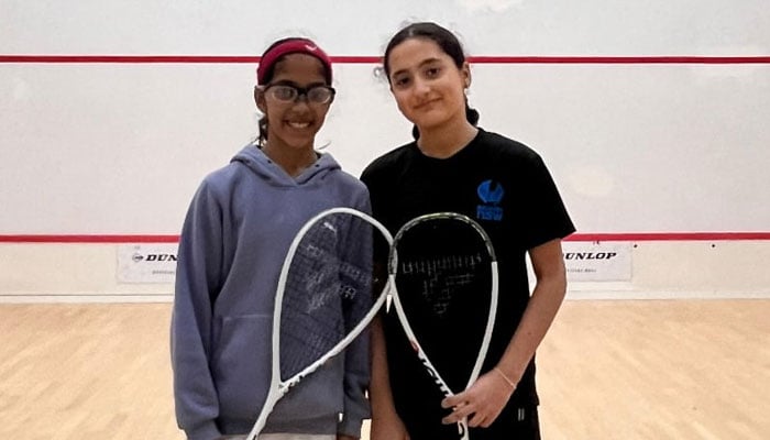 Pakistans Mahnoor Ali and Indias Divyanshi Jain. — Provided by the reporter