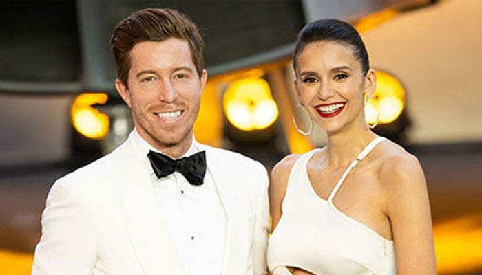 Nina Dobrev shows off first Christmas as fiancées with Shaun White