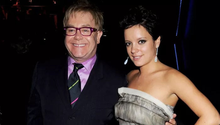 Lily Allen used to be managed by Elton John but the duo fell out