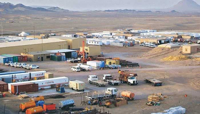 An image of the site of the gold and copper mine exploration project of Tethyan Copper Company (TCC) in Reko Diq, in Balochistan. — TCC