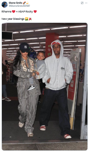 Rihanna, A$AP Rocky spotted in casual outing in NYC