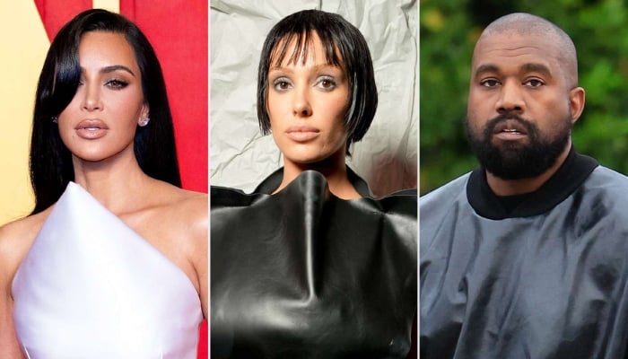 Photo: Kim Kardashian clocking everything Kanye West, Bianca Censori do: Source