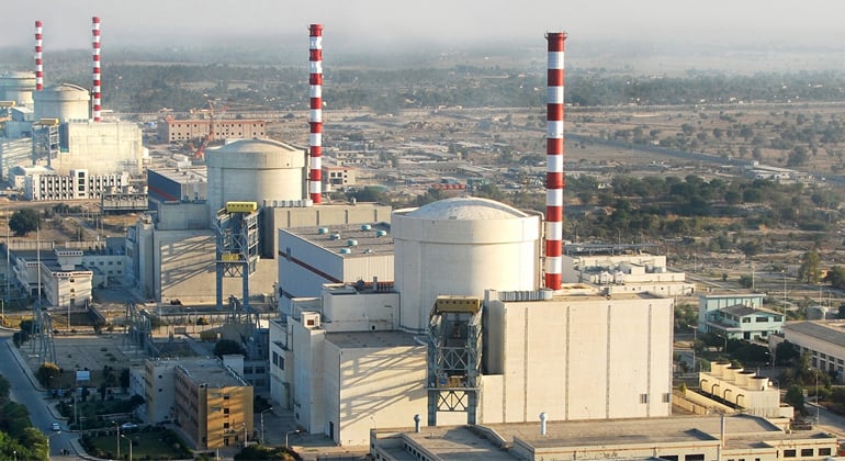 An aerial view of a unit of Chashma Nuclear Power Generating Station (CNPGS). — PAEC website/File