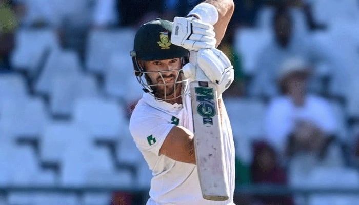 South Africas Aiden Markram in action during second Test against Pakistan in Cape Town on January 06, 2025. — AFP