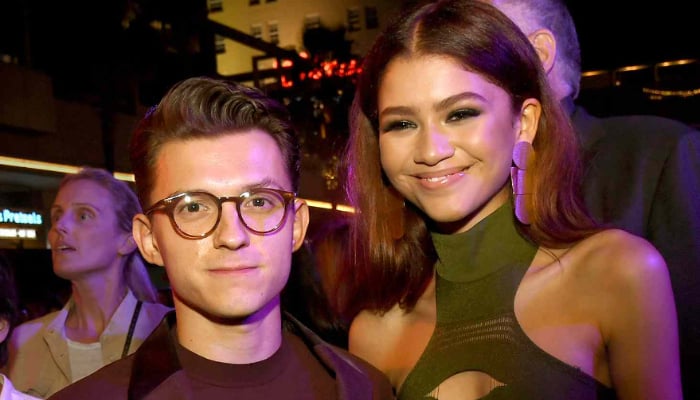 Zendaya added fuel to speculation that shes engaged to beau Tom Holland