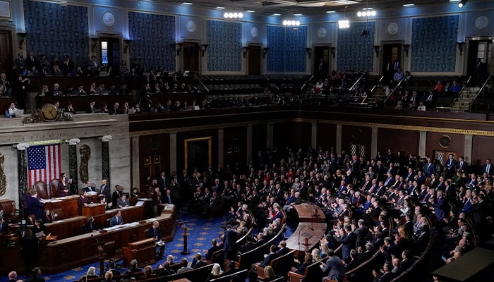 US Senate and the House of Representatives members attend a joint session of Congress to certify Donald Trumps election, at the US Capitol in Washington, US January 6, 2025. — Reuters