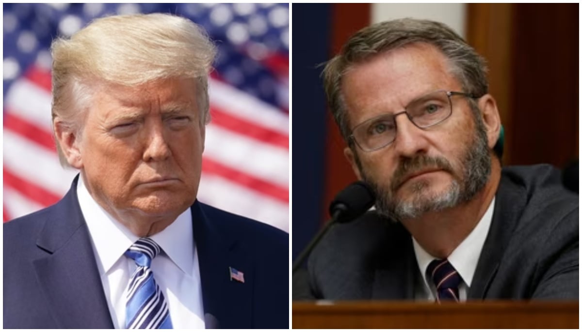 A collage showing US President-elect Donald Trump (left) and US Congressman Tim Burchett. — Reuters/AFP/File