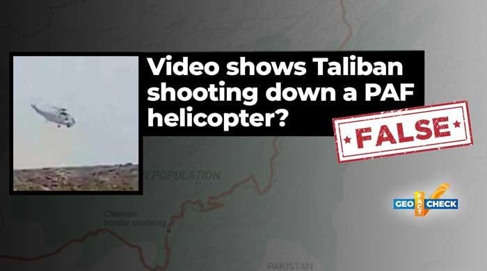 Fact-check: Video claiming Taliban shot down Pakistani helicopter is false