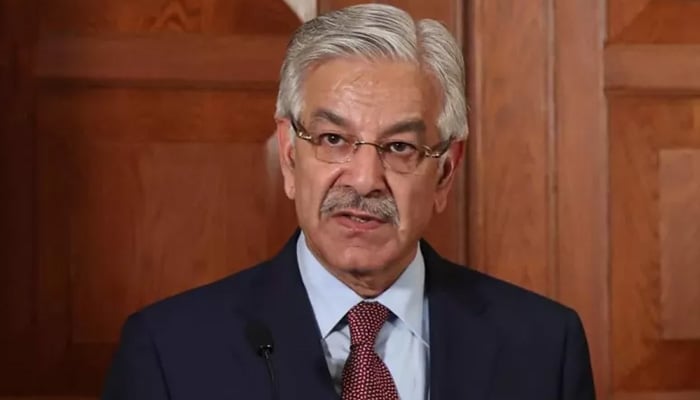 Defence Minister Khawaja Asif. — AFP/File