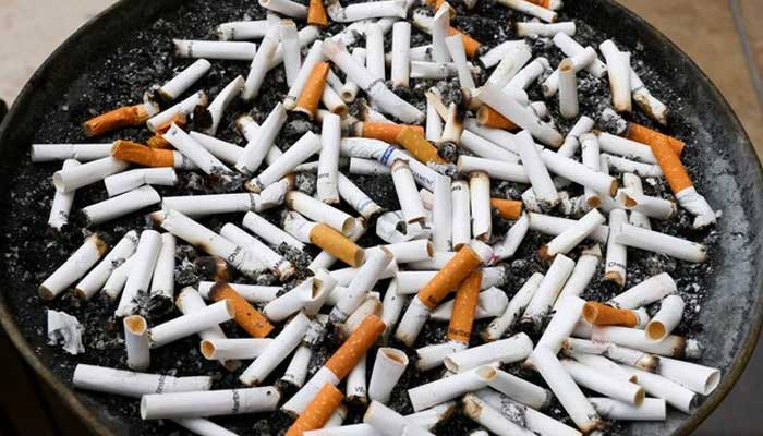 Cigarette butts are seen in an ashtray, in Ankara, Turkey, May 13, 2023. — Reuters