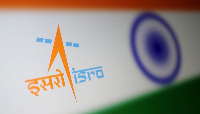 Indian Space Research Organization (ISRO) logo and Indian flag are seen in this illustration taken, October 10, 2024. — Reuters