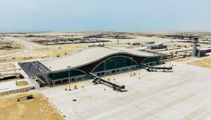 An aerial view of New Gwadar International Airport. — PAA