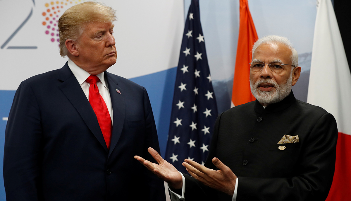 US President Donald Trump meets Indian Prime Minister Narendra Modi during the G20 leaders summit in Buenos Aires, Argentina November 30, 2018. — Reuters