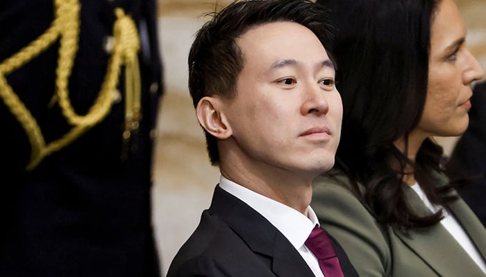 TikTok CEO Shou Chew attend Donald Trump’s inauguration in the rotunda of the United States Capitol in Washington, DC, US, 20 January 2025. — Reuters