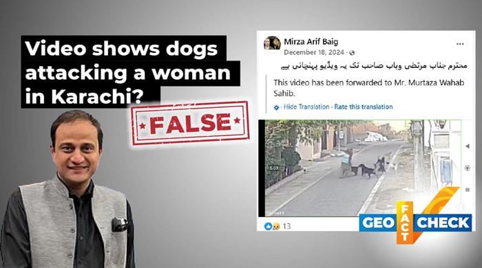 Fact-check: Video of dogs attacking woman in Karachi is from India, not Pakistan