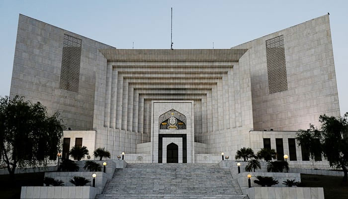 A general view of the Supreme Court building in Islamabad on April 7, 2022. — Reuters