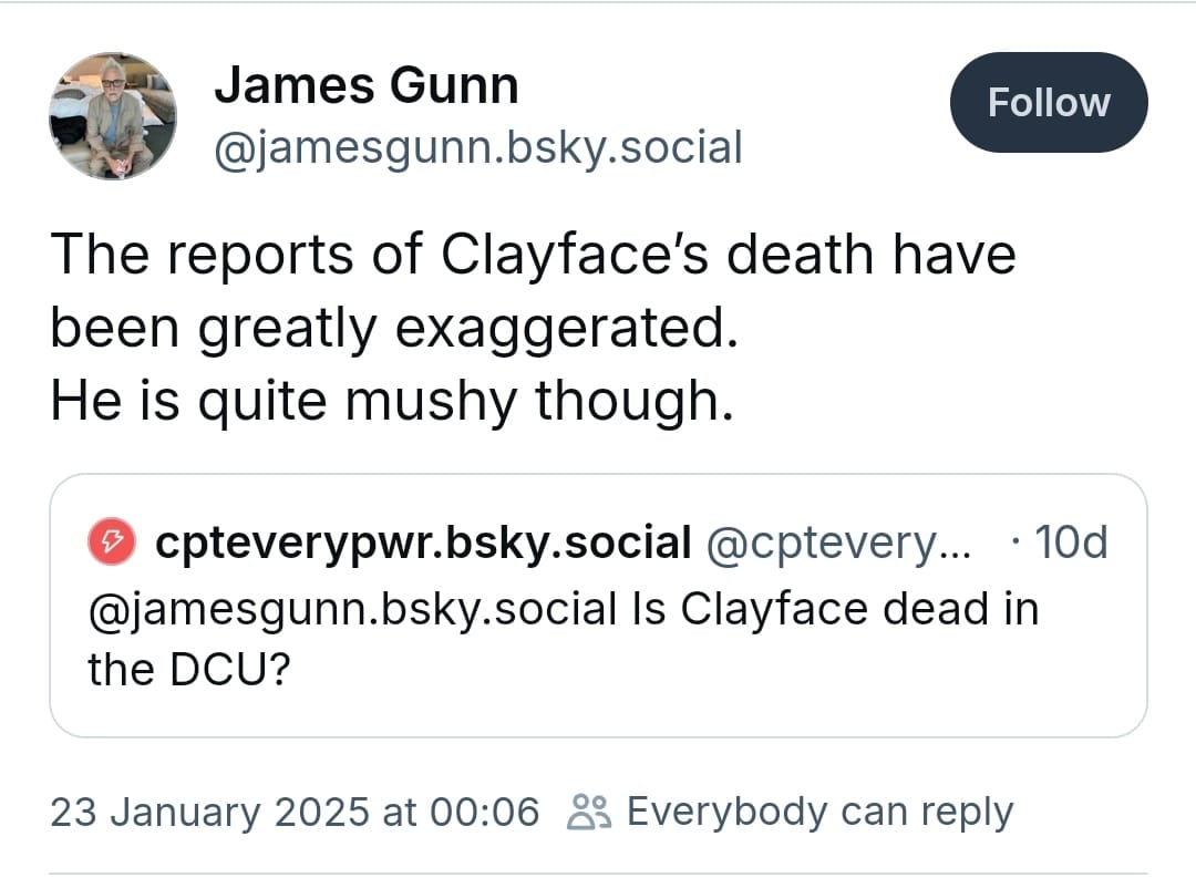 James Gunn hints at THIS DC character being alive